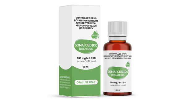 Box Bottle CBD100 Mockup