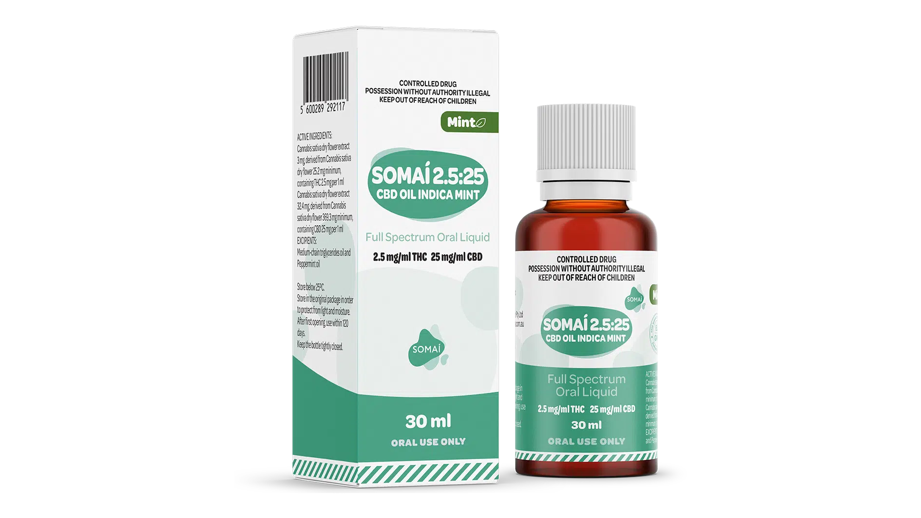 Oil 16 9 Bottle Box 2.5 25 CBD Oil