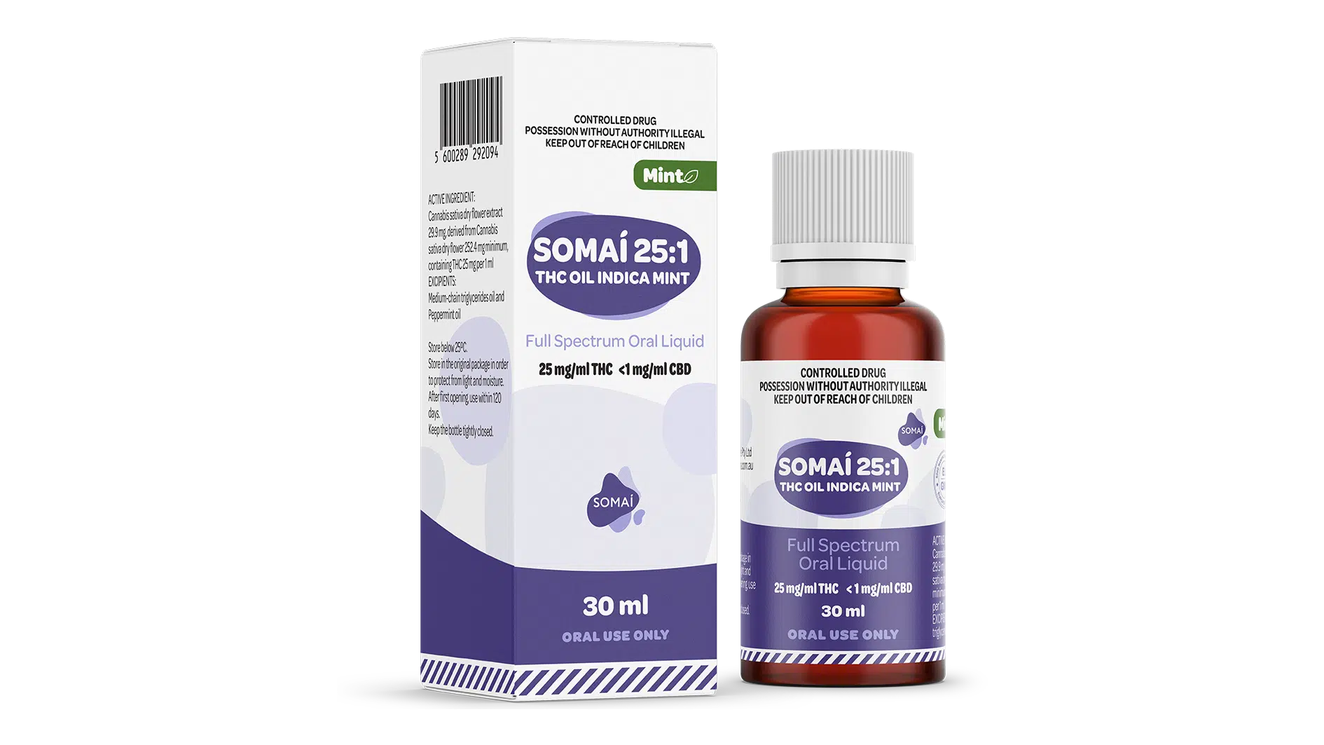 Oil 16 9 Bottle Box 25 1 THC Oil