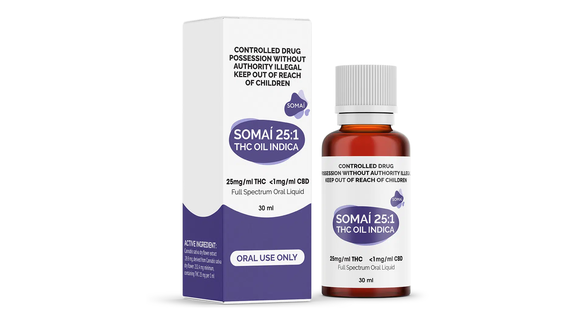 Oil 16 9 Bottle Box 25 1 THC Oil