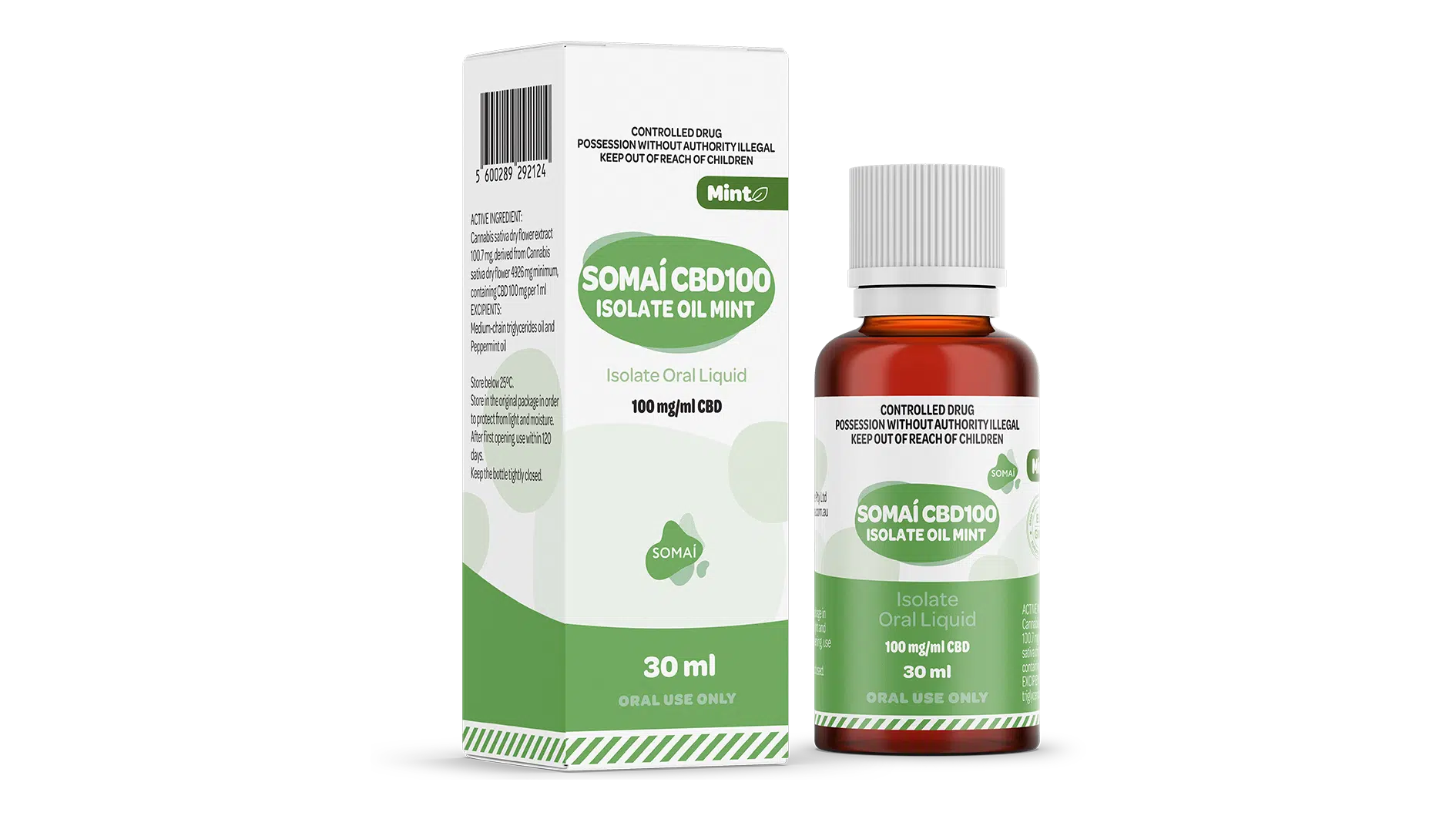 Oil 16 9 Bottle Box CBD100 Isolate Oil