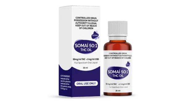 16 9 Bottle Box THC OIL 50 1
